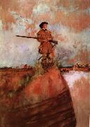 Howard Pyle George Rogers Clark on his way to kaskaskia oil painting reproduction